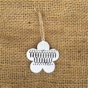 Darček pre radosť kovový kvet 6x6cm