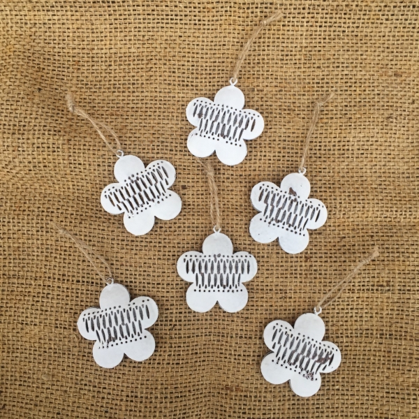 Darček pre radosť kovový kvet 6x6cm