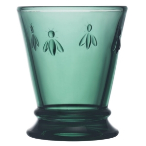 Darček pre včelárov pohár ABEILLE 0,26L smaragdová