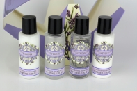 Darčeková cestovná sada kozmetiky levanduľa 4x50ml