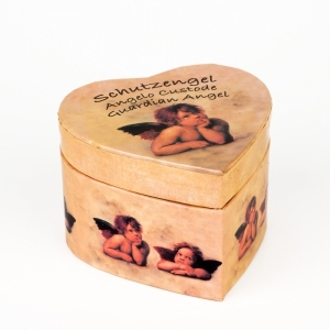 Dárčeková krabička na prsteň Angel 8x8x6cm