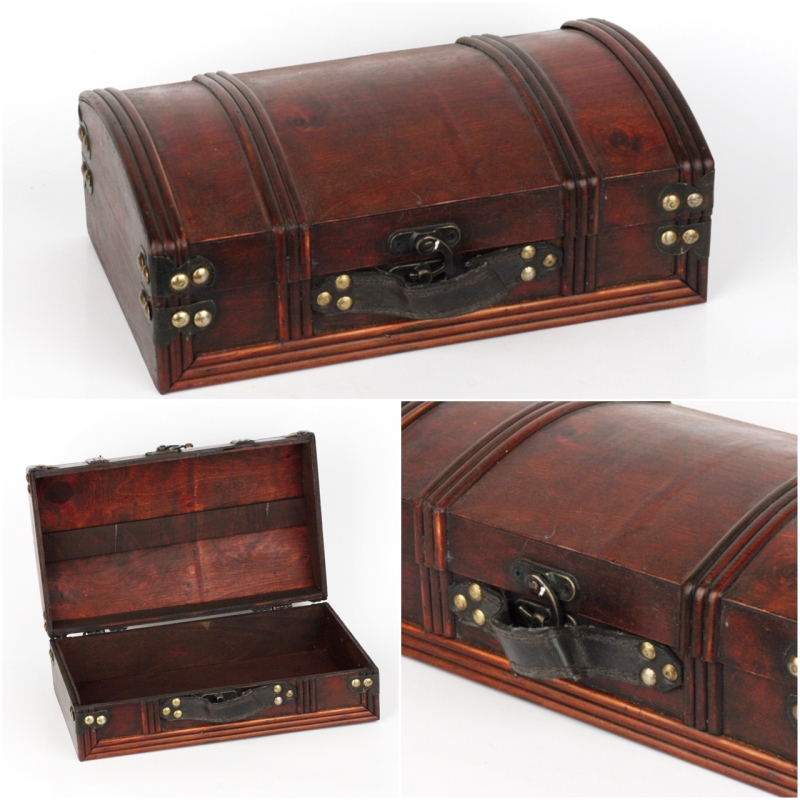 Darčeková retro truhla 29x18x8cm