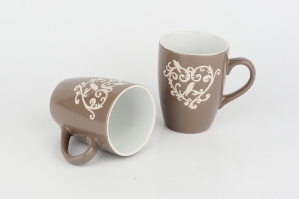 Darčeková sada 2 hrnčeky Patríme k sebe 10x8cm