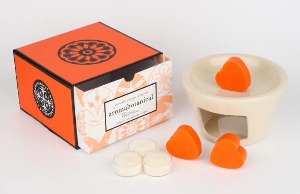 Darčeková sada Aromabotanical aromalampa + vosky perzský pomaranč