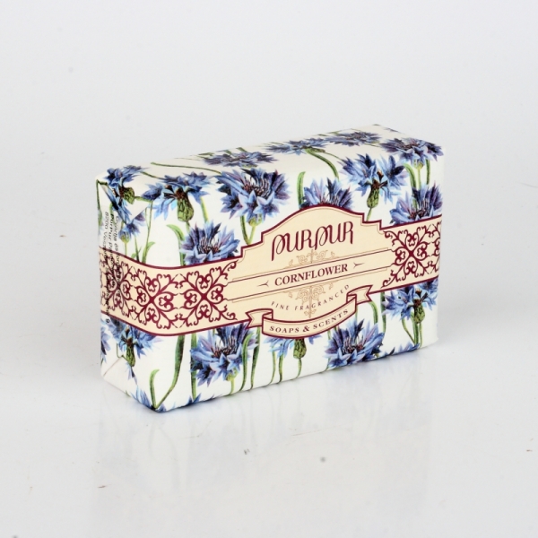 Darčeková sada mydelnička + mydlo nevädza 13x7cm / 200g