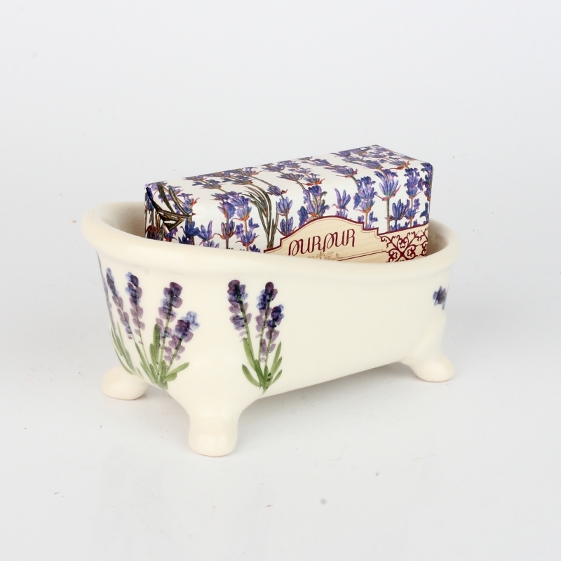 Darčeková sada mydlo vo vaničke levandule