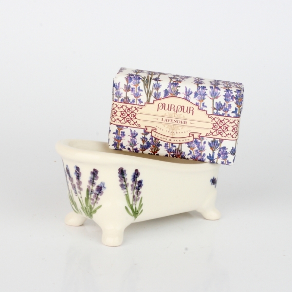 Darčeková sada mydlo vo vaničke levandule