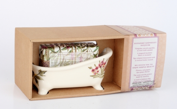 Darčeková sada mydlo vo vaničke verbena