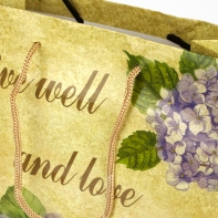 Darčeková taška hortenzia - stredná