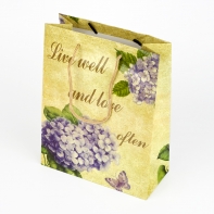 Darčeková taška hortenzia - stredná