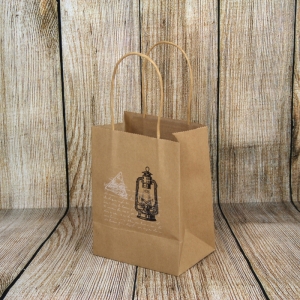 Darčeková taška petrolejka 18,5 cm