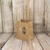 Darčeková taška petrolejka 18,5 cm