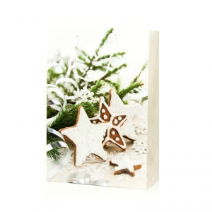 Darčeková vianočné taška perníčky 25x8,5x34,5cm