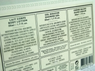 Darčekové balenie kozmetiky Ruža - telové mlieko 50ml, sprchový gél 50ml, krém na ruky 30ml