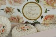 Darčekové talianskej mydlo ružové kvety 3x100g