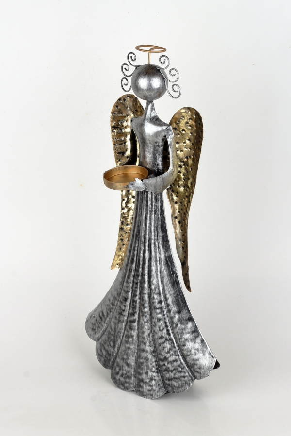 Dekorácia anjel kov 51cm