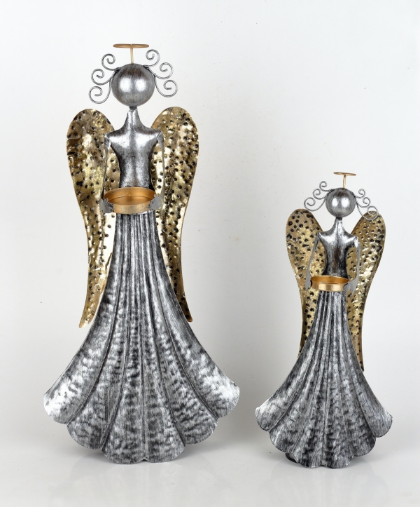 Dekorácia anjel kov 51cm