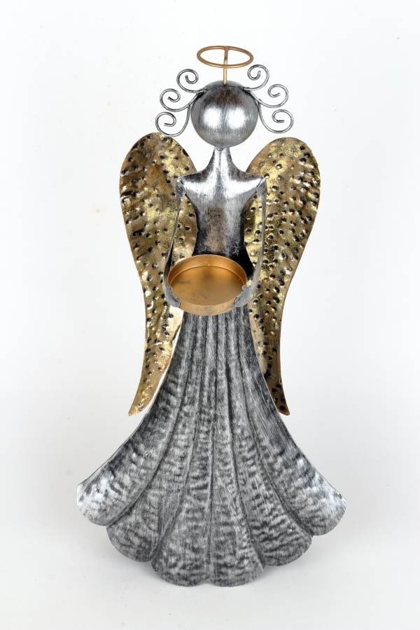 Dekorácia anjel kov 51cm