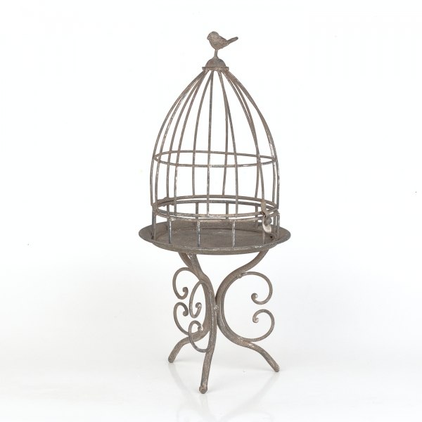 Dekorácia do bytu klec na kvetinu 42cm