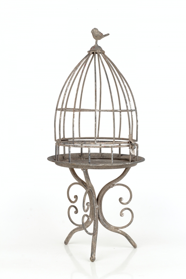 Dekorácia do bytu klec na kvetinu 42cm