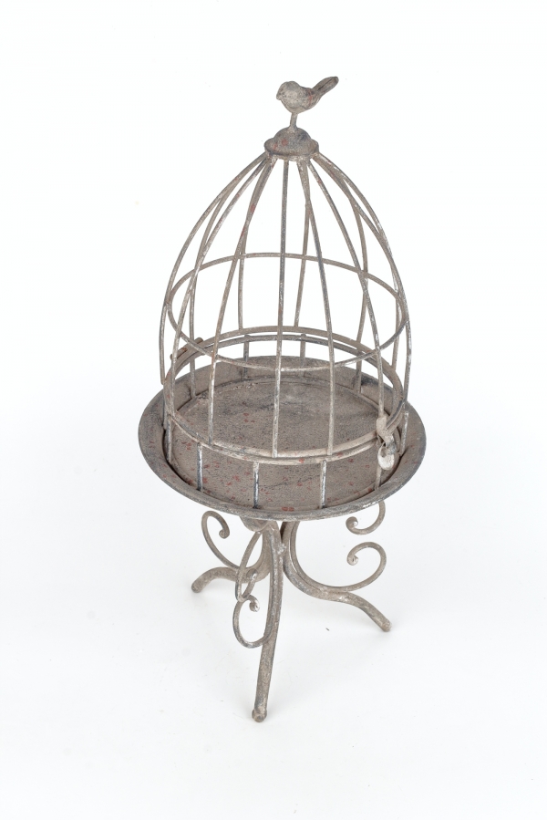 Dekorácia do bytu klec na kvetinu 42cm