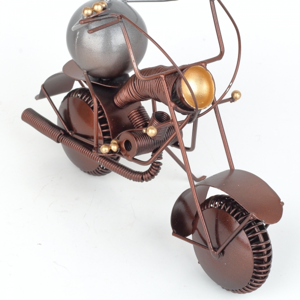 Dekorácia do bytu mačka na motorke 18cm