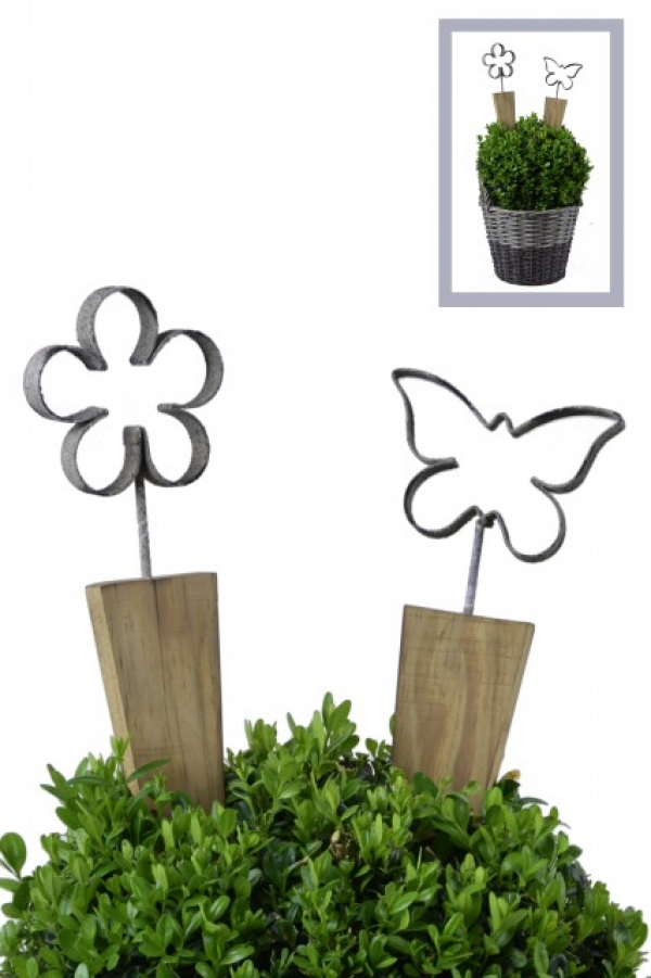 Dekorácia do kvetináča kvetina 41,5cm