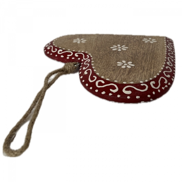 Dekorácia do drevenice - srdce z lásky 22 x 22 cm