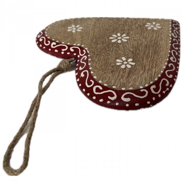 Dekorácia do drevenice - srdce z lásky 22 x 22 cm