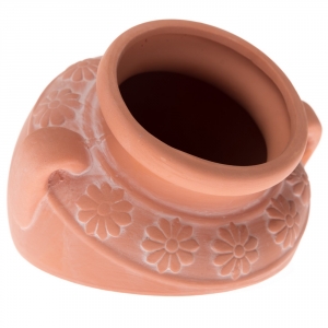 Dekorácia do záhrady keramická nádoba 17x13x16,5cm