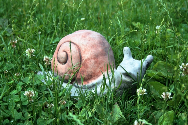 Dekorácia do záhrady šnek 1,5kg