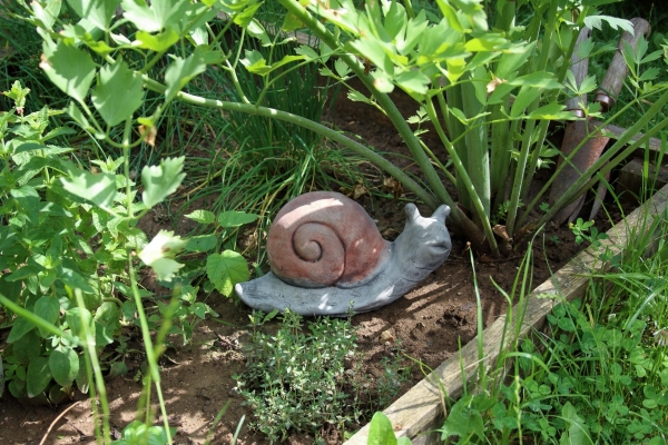 Dekorácia do záhrady šnek 1,5kg