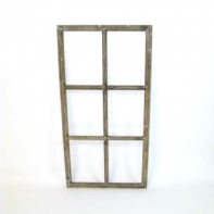 Dekorácia drevené okno 60x120cm