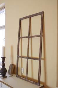 Dekorácia drevené okno 60x120cm