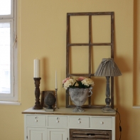 Dekorácia drevené okno 60x120cm