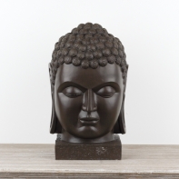 Dekorácia hlava Budhu 23x23x39cm