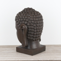 Dekorácia hlava Budhu 23x23x39cm