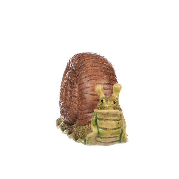 Dekorácia k záhradnému jazierku slimák 16x6,5x9,5cm