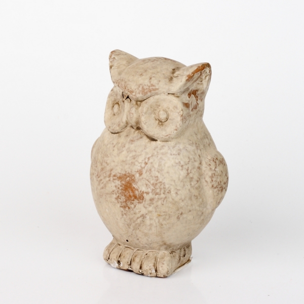 Dekorácie keramická sova 13x10cm