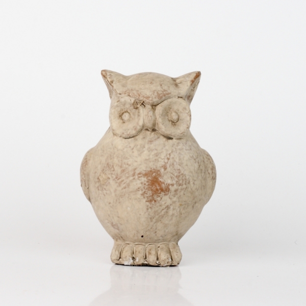 Dekorácie keramická sova 13x10cm