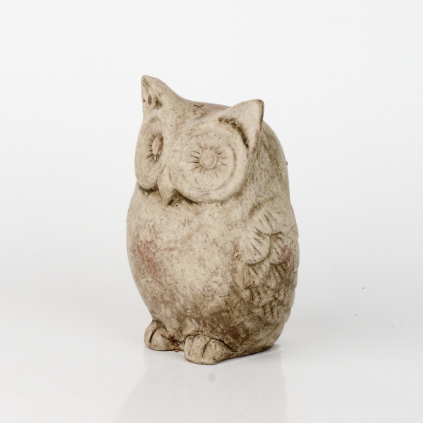 Dekorácie keramická sova 14x9cm