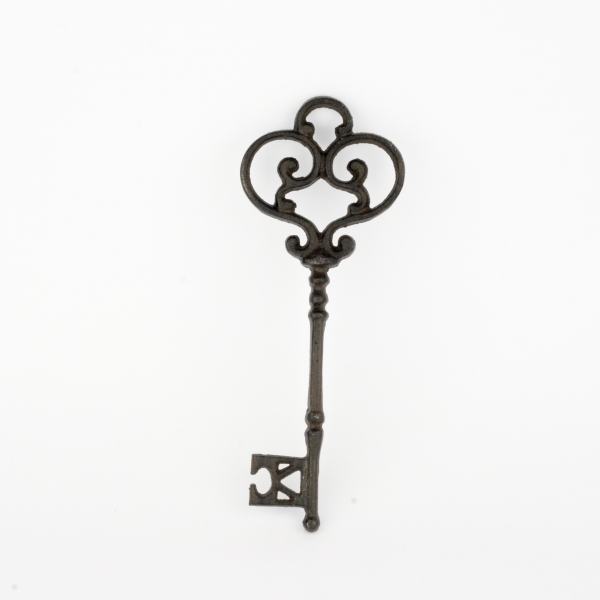 Dekorácia kľúč liatina 25cm