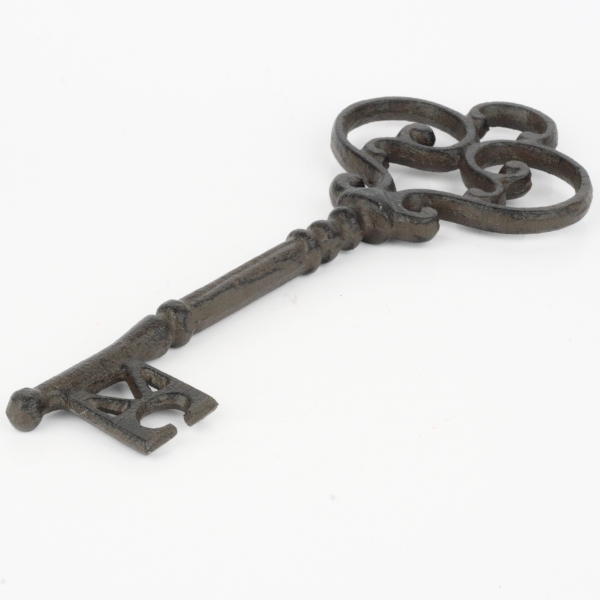 Dekorácia kľúč liatina 25cm