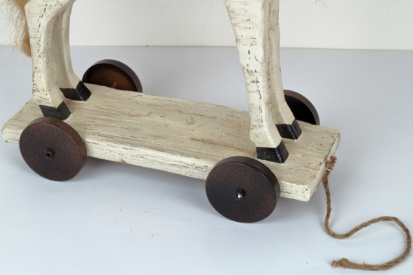 Dekorácie koník na kolieskach 50cm