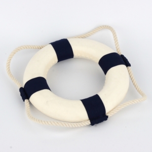 Dekorácia modrý záchranný kruh / koleso 20cm