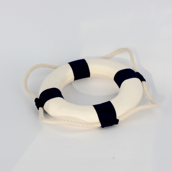 Dekorácia modrý záchranný kruh / koleso 20cm