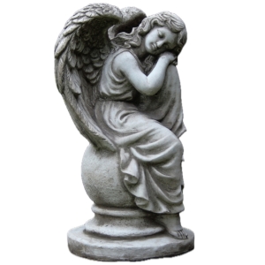 Dekorácia na cintorín anjel 19x17x36