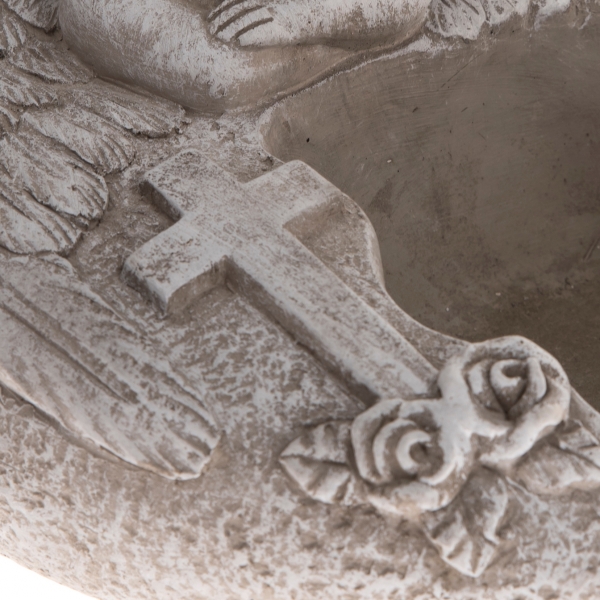 Dekorácia na hrob v tvare srdca