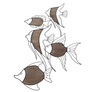 Dekorácia na stenu akváriové ryby 73x99cm