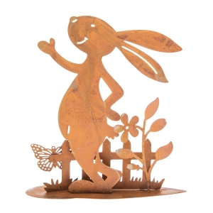 Dekorácia na Veľkú noc zajačik 10x11,5x3,5cm